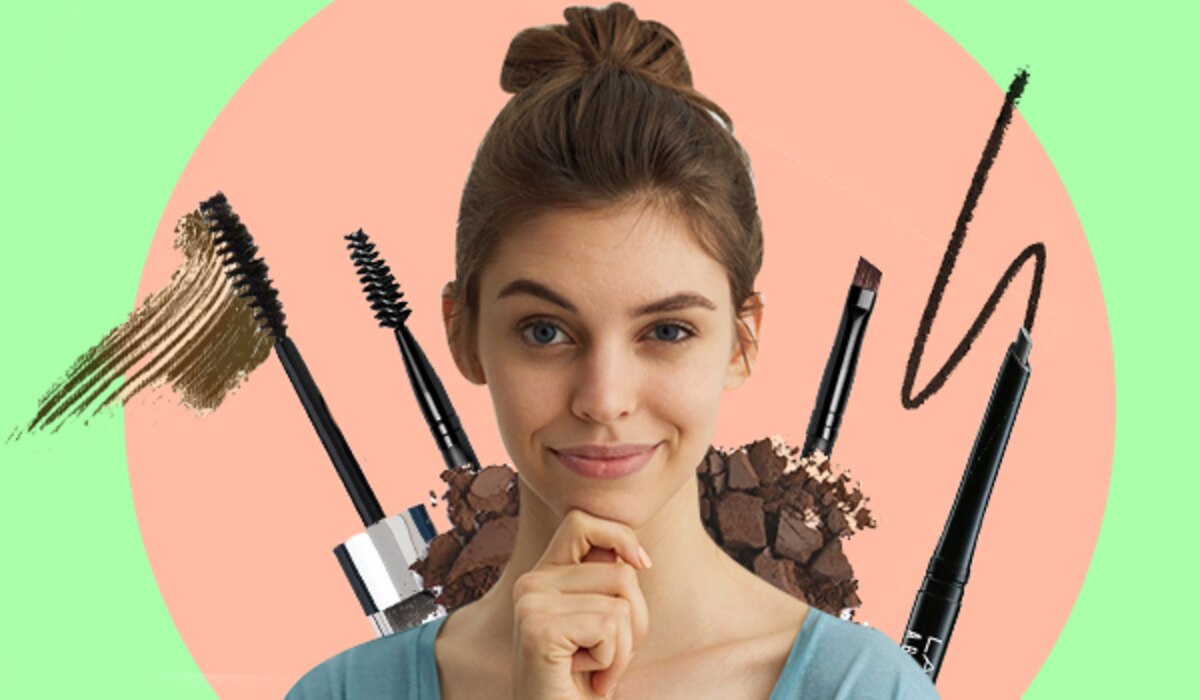 Pencil, gel, wax and eyebrow powder